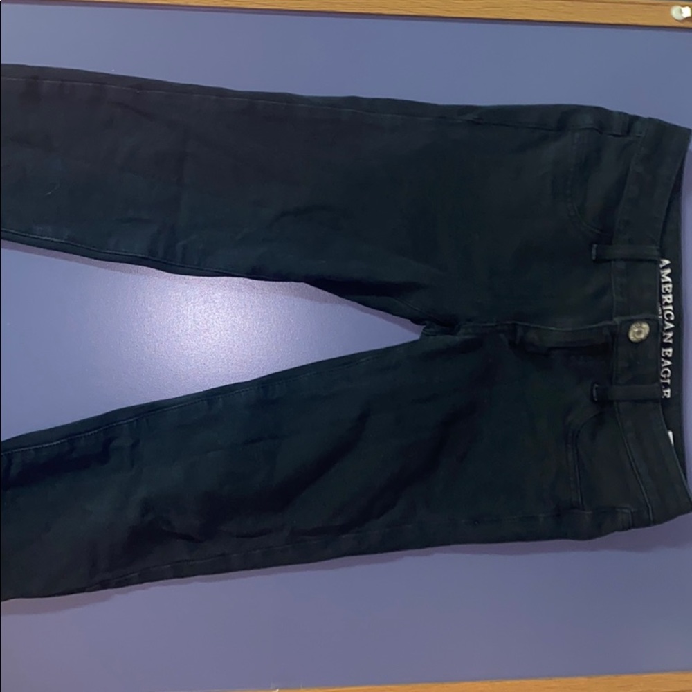 american eagle black skinny jeans